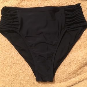 Black High Waisted Bikini Bottoms